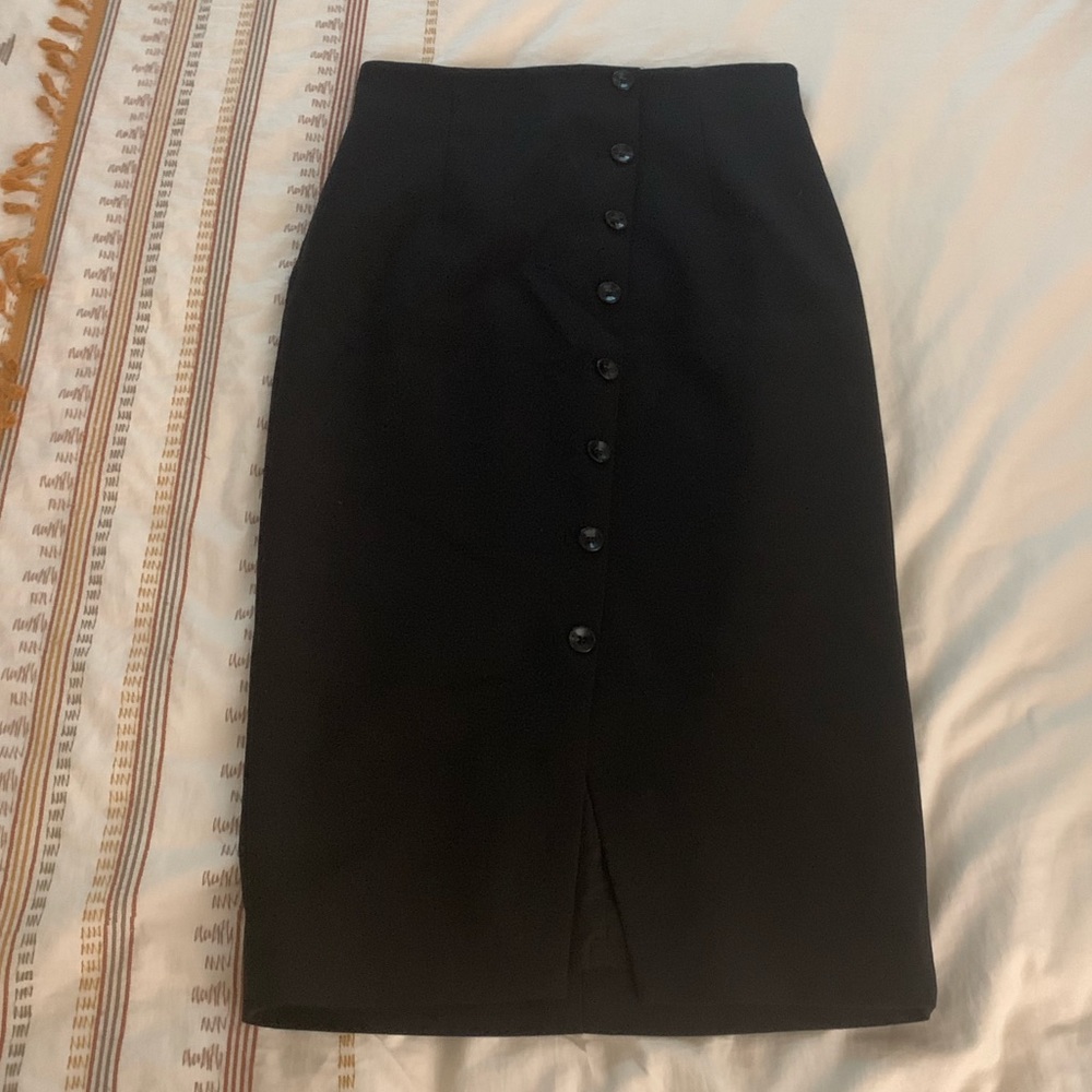 White House Black Market Black Pencil Skirt